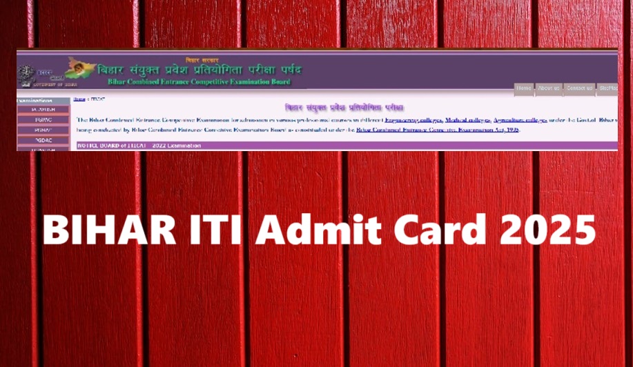 Bihar ITI Admit Card 2025