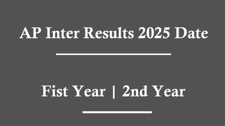 Ap Inter Results 2025 Date : 2nd Year, 1st Year Marks @ bie.ap.gov.in